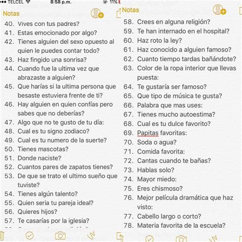 preguntas para no aburrir a un chico|100 preguntas para hacerle a un chico